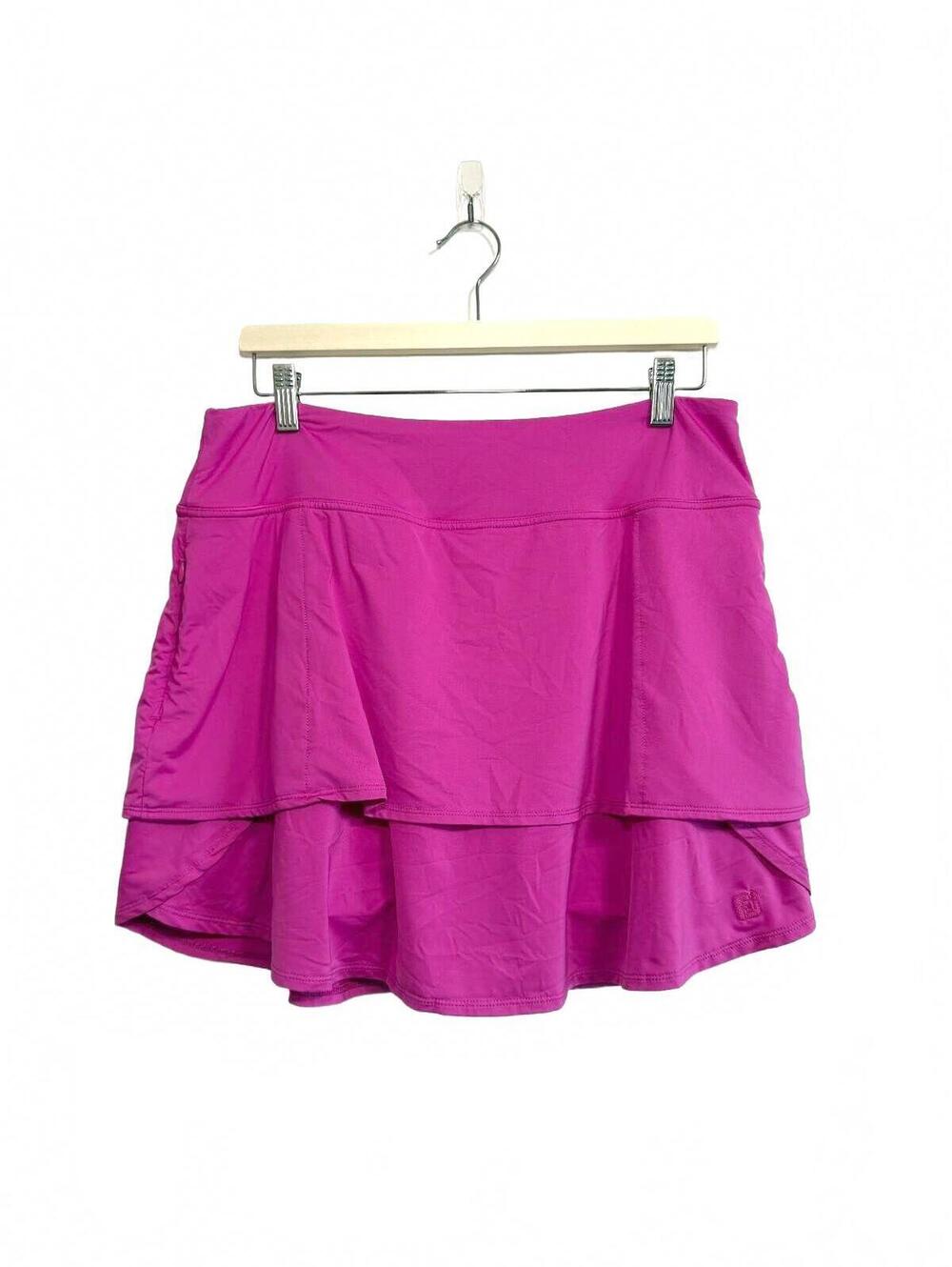 FootJoy Performance Layered Golf Skort Women's Size XL Magenta Pink